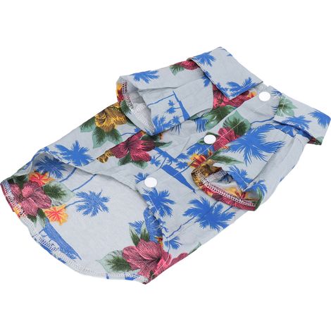 T-shirts pour chiens style hawaïen, déguisement mignon pour chiots et chats de petite et moyenne taille (1/5)