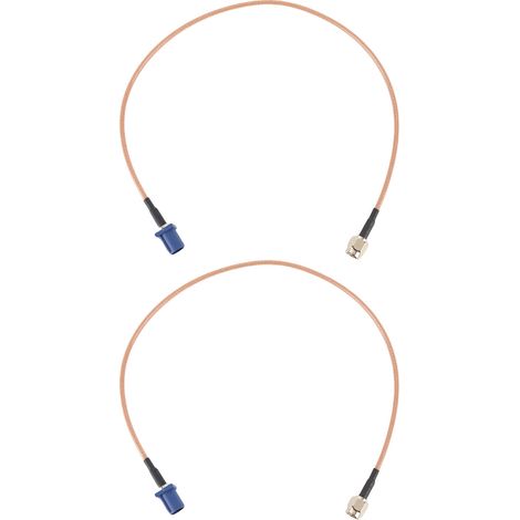 Câble adaptateur d'antenne Fakra C mâle vers SMA, 2 pièces, Anti-interférence RG174 GPS de voiture (1/5)