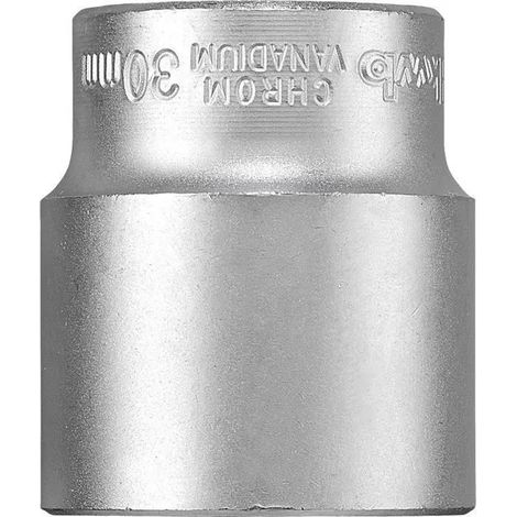 Llave de vaso kwb 372330 acero cromo vanadio 30 mm 1 2