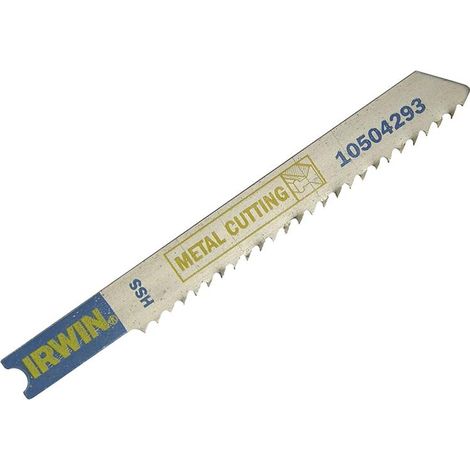 Irwin U118B Metal Cutting Jigsaw Blades – Pack of 5, Compatible with Various Jigsaw Models (1/2)