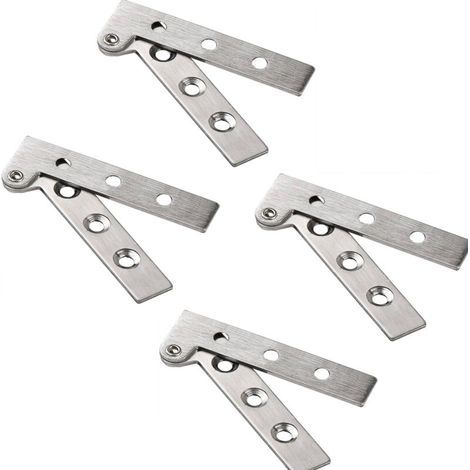 Set di 4 cerniere per porte a perno in acciaio inox a 180 gradi (1/5)