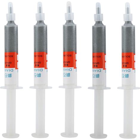 YUYTE Pâte de Polissage Diamantée, 5 Pièces, Pâte Abrasive Diamantée pour Bijoux, Montres, Briquets, de Grossier W40 à Fin (W10 (Polon normal de 1000 maille)) (1/5)