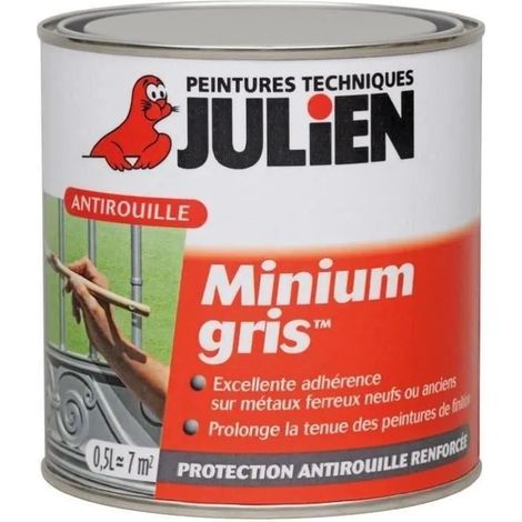 Julien Primer antiruggine migliorato grigio-blu 500 ml