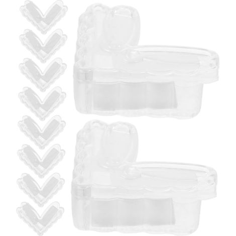 20 protège-coins pour meubles, silicone, transparent, pour tables (1/5)