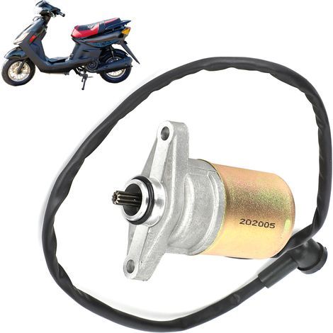 Moto Starter Moteur Métal Moteur Starter Remplacement pour GY6 48cc 50cc 80cc Scooter ATV Go Kart (1/5)