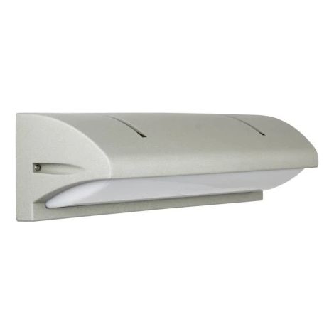 Applique esterna SU-MA Nelly 42cm 2xE27 argento IP54 (1/5)