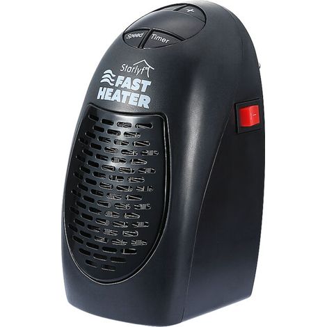 400W Chauffage Mural Electrique Mini Chauffe-Eau Enfichable Portable Pour Chauffage Interieur Camping Thermostat Reglable Avec Telecommande (1/5)