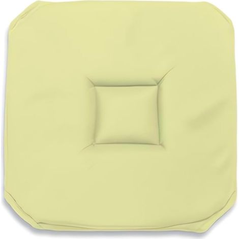 , Alix Dessus de Chaise Gobelin, Polyester, Vert Citron 40x40x3 cm