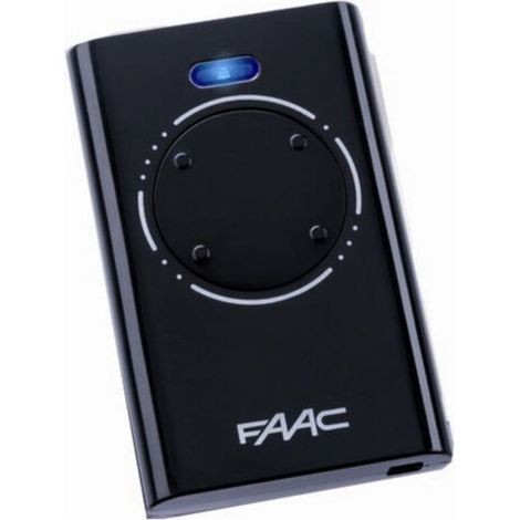 Telecomando FAAC XT4 433SLHLR, frequenza 433 MHz, 4 canali, nero (1/5)