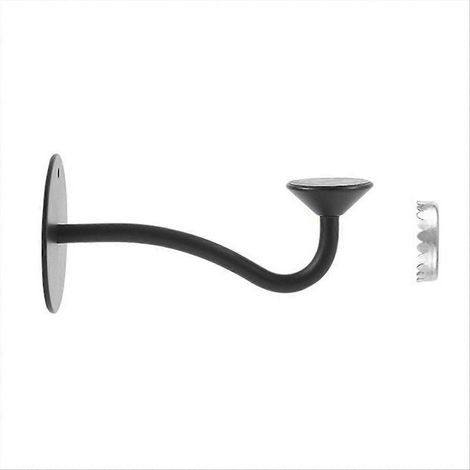 Porte-savon magnétique noir, étagère murale pour salle de bain (1/5)