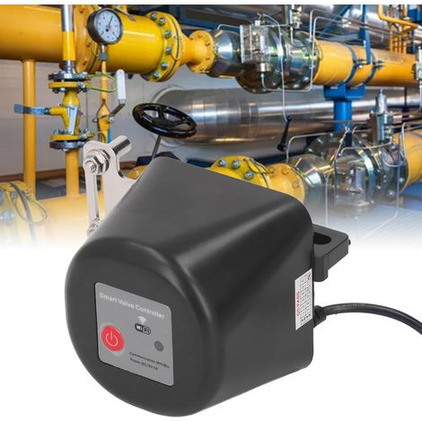 Contrôleur intelligent de vanne, contrôleur de vanne électrique, vanne d'arrêt de canalisation intelligente Tuya Wi-Fi, robot de vanne, norme européenne AC100240V (1/5)