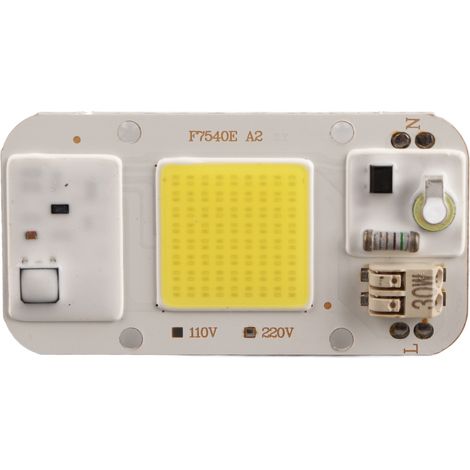 F7540 20W/30W/50W 220V Lumière blanche Lumière chaude Spectre complet Carte de lampe sans soudure Source lumineuse 30W lumière blanche (1/5)