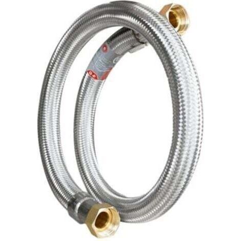 100CM, 24MM - Flexible Inox ø24mm Intérieur F-f 1 pouces (26/34) Longueur 100cm