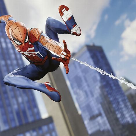 papier peint panoramique Spider-Man multicolore - Komar (1/4)