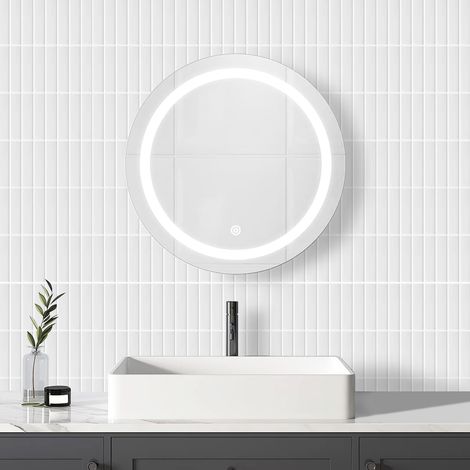 Lot de 10 feuilles de stickers muraux 3D en vinyle 3D à décoller et à coller avec crédence pour mur de cuisine, salle de bain, 25,4 x 25,4 cm, blanc (1/5)