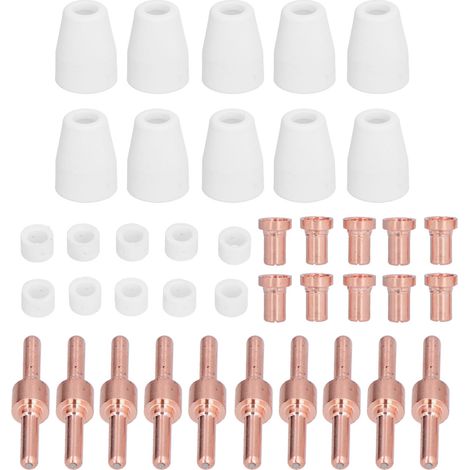 Kit de 40 consommables pour torche de découpe plasma PT31/LG40/CUT40 (1/5)