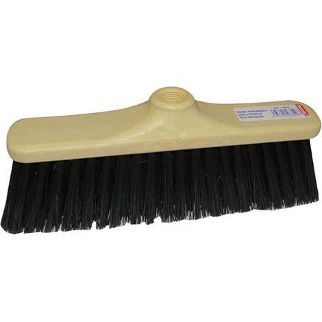 Balai Droit Pvc Sol Ciment 2 29 Cm - Monture Facon Hetre