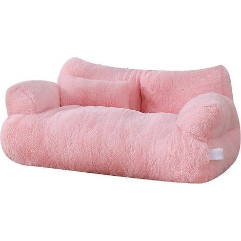 Canapé pour chien à coussin épais amovible, lit moelleux pour petit, moyen et grand animal de compagnie. (1/4)