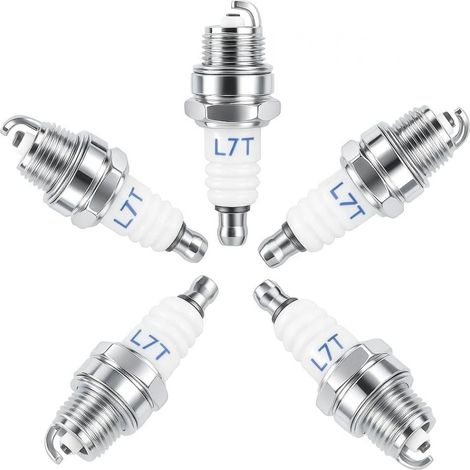 Bougie D Allumage - L7T - Pour Tondeuse À Gazon Et Moteur 2 Temps - Lot De 5 (1/5)