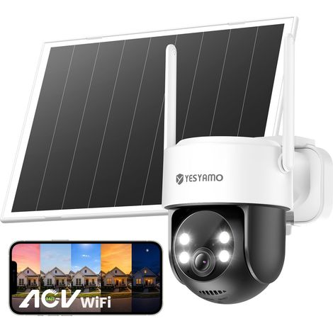 4MP Camera Surveillance WiFi Exterieure sans Fil Suivi Auto (1/5)