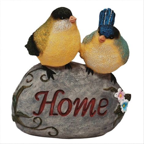 Statue d'animaux en résine décorée, imitation pierre, pour jardin, figurines B (1/5)