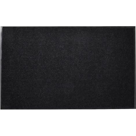 vidaXL Schwarze PVC-Eingangsmatte 120 x 180 cm