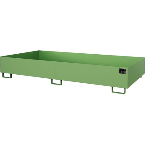 Bauer Regalwanne RW 2700-2, lackiert, Resedagrün