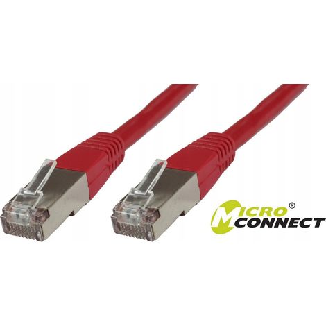MicroConnect F/UTP CAT6 15m Rotes PVC