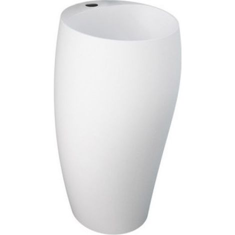 LAVABO AUTOPORTANTE CLOUD C/FORO PER RUBINETTO Bianco Opaco Matt