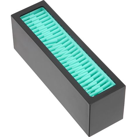 Présentoir à pinceaux de maquillage, boîte de rangement pour rouges à lèvres en silicone (bleu lac et noir) (1/5)