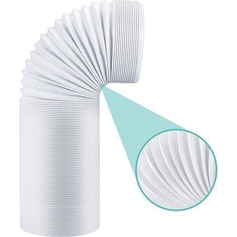 Tuyau d'évacuation - AGPTEK - 15CM - Flexible en PP - Rétractable 28-150CM - Filetage antihoraire