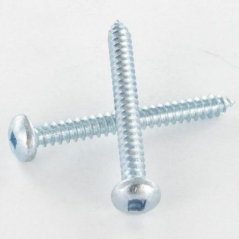 Vis tôle tête cylindrique bombée large Carré 5.5X70 Acier zingué Empreinte carré 3-1 pièce