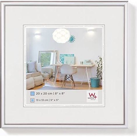 Walther Design KV330D New Lifestyle, telaio in plastica, 30 x 30 cm, acciaio, confezione da 1 (1/5)