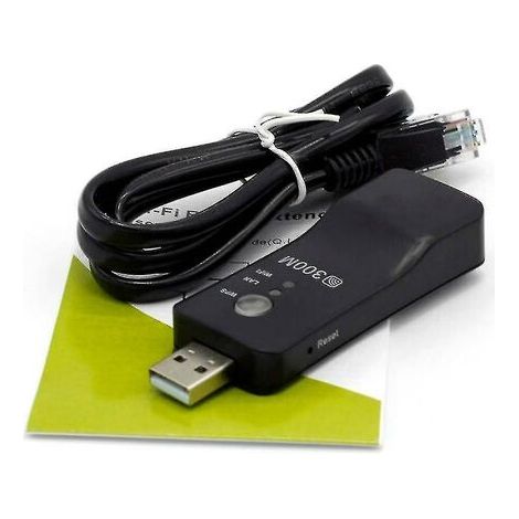 GABRIELLE Smart TV Wireless LAN-Adapter für USB-WLAN-Ethernet-Kabel RJ-45-Dongle