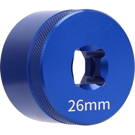Douille hexagonale de 26 mm pour la réparation du capuchon supérieur de fourche d'amortisseur de VTT, couvercle de chambre à air d'amortisseur. (1/5)