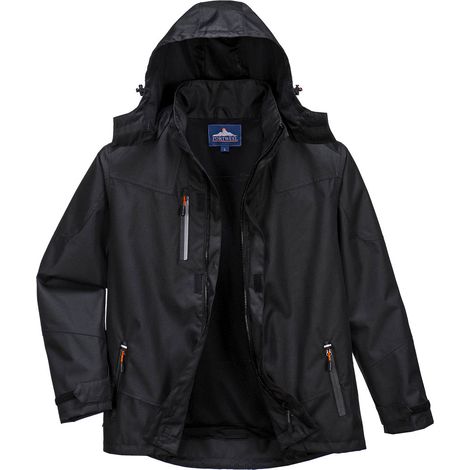 Veste De Pluie Classic - Taille 6xl - Noir - Portwest