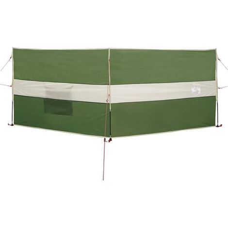 Paravent de camping vert coupe-vent 344 x 120 cm étanche (1/5)