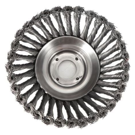 Cutting head made of steel wire for universal trimmer accessories, wear-resistant, reinforced spiral, 15.5 cm