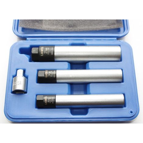 Jeu de Douilles 3/8 Torsion, Set Douilles Clé à Choc, 4 Pièces