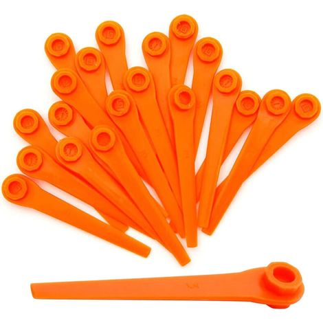 Lames coupe-bordures compatible Gardena lot de 50 plastique 70 mm (1/5)