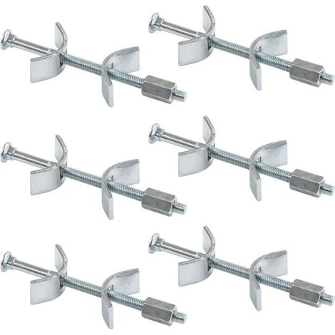 Raccord Plan de Travail - Connecteur de Meubles, 100 mm 6 pcs. - Joint Plan de Travail Cuisine - Vis Assemblage Meuble – Ferrure d'Assemblage - Solution Sûre et Stable (1/5)