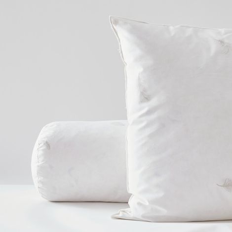Polochon pour lit 90 + Oreiller 60 x 60 Blanrêve Gamme Naturelle "Prestige" plumes véritables confort moelleux (1/4)