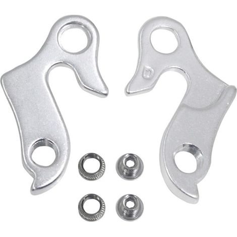 Patte de Dérailleur Arrière de Vélo Cintre Alliage Vélo de Montagne arrière dérailleur Cintre Cadre Gear Support de Dérailleur Arrière Accessoires de Vélo pour VTT Patte de Dérailleur Arrière 2 Kit (1/5)
