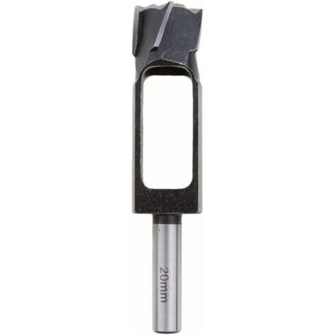 Fraise pour défonceuse 20mm – Acier durci à haute teneur en carbone – Longueur 140mm – Pour bouchons en bois tendre et dur