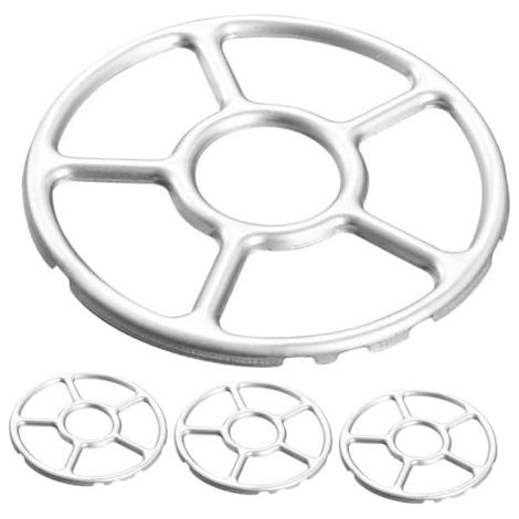 Set mit 4 rutschfesten Wok-Unterlagen aus Edelstahl – Gasherdzubehör / Halterung (1/5)