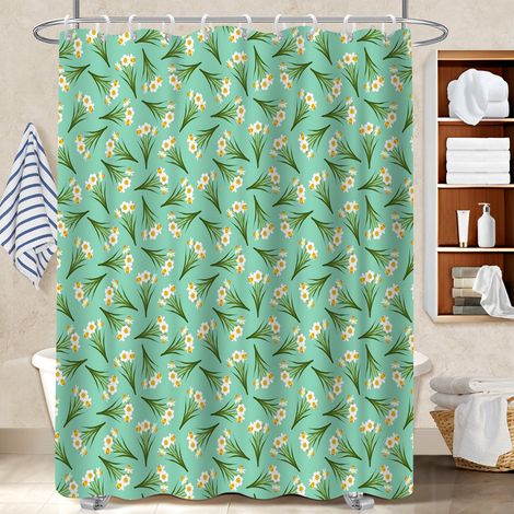 Rideau de douche en polyester 180x180 imprimé bâche polyester douche pour un coin douche ressourçant (1/5)