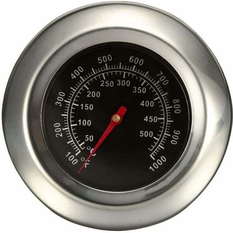 Thermomètre de Four en Acier Inoxydable Thermomètre pour BBQ GrooFoo