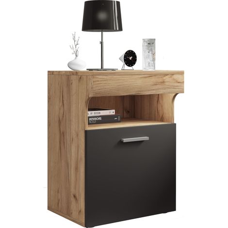 Comodino in legno Slepal M 61x45x39 - VCM