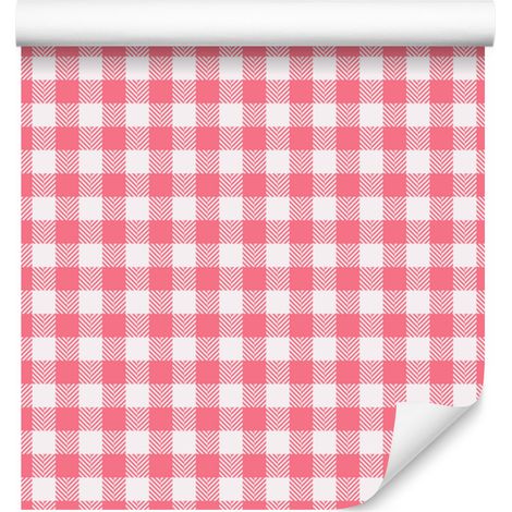 Papier peint à motifs corail et rose poudré pour salon et chambre, 50 x 1000 cm (1/5)