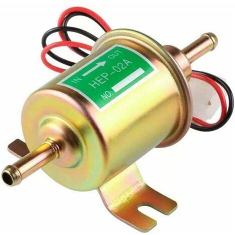 Alovez - Pompe à essence électrique en métal haute performance : compatible essence et diesel, 12V. (1/5)